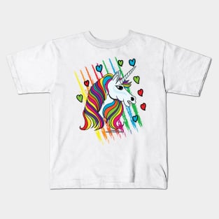 Rainbow Unicorn Magical Fantasy Creature Novelty Gift Kids T-Shirt